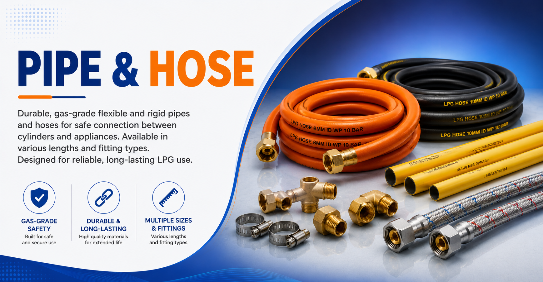 Gas Pipe and Hose