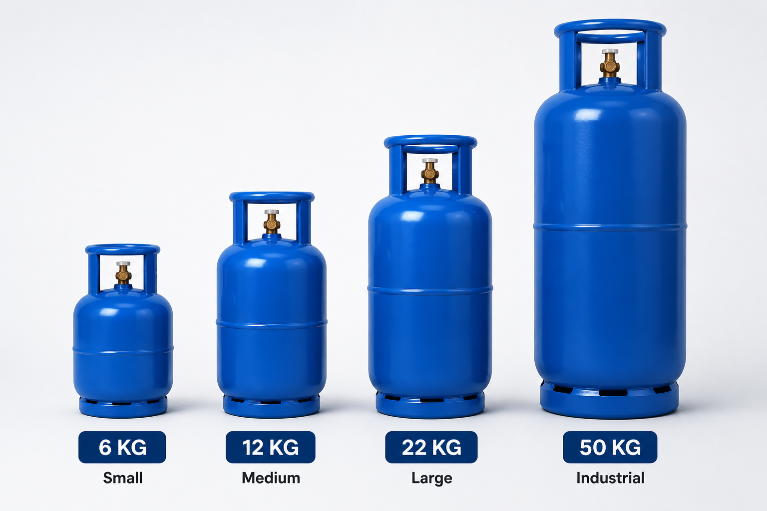 Cylinders with Gas